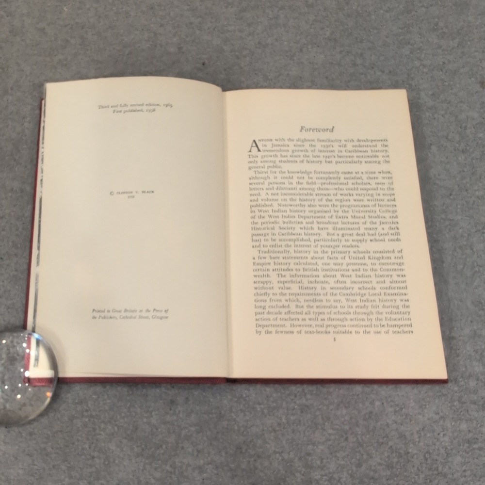 History of Jamaica Clinton V Black 1965 Revised Hardcover Collins Illustrated - Picture 5 of 6